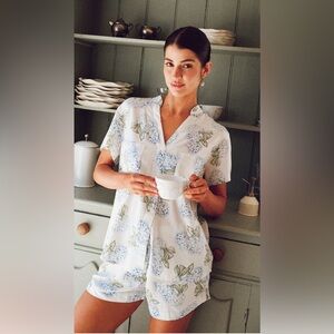 Maggie Pyjama  Set - Hydrangea Blue - M